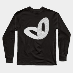 Isometric Number, Number Zero Long Sleeve T-Shirt